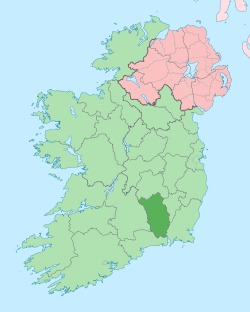County Kilkenny located in the southeast of Ireland