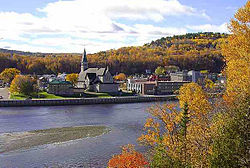 View of La Malbaie, Quebec