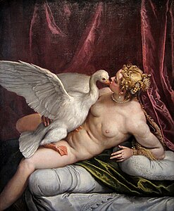 Leda and the Swan, c. 1585