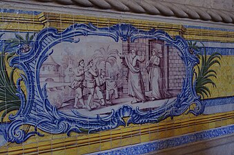 Azulejos (ca. 1785[35]) of refrectory of Jerónimos Monastery, Lisbon