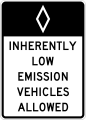 R3-10a Preferential lane vehicle occupancy definition (post-mounted)