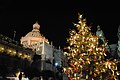 Christmas tree in Catania, Italy.