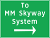 Expressway approach sign