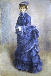La Parisienne also known as La Dame en Bleu English: The Blue Lady (1874)