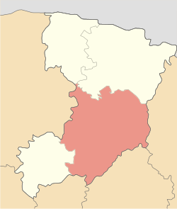 Location of Rivne Raion