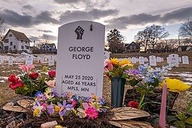 Symbolic headstone, Minneapolis, Minnesota