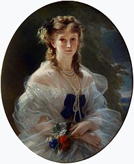 Franz Xaver Winterhalter: Sophie Troubetskoï, Duchesse de Morny, 1863 (Musée du Second Empire, Compiègne)