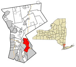 Location of Harrison, New York