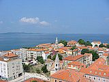 Panoramic view of Zadar