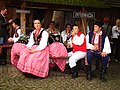 Lachy Sądeckie, including unmarried woman's costume