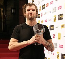 Frontmann Marcus Smaller bei der Amadeus-Verleihung 2012