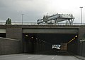 Tunnel Billwerder-Moorfleet under the container station, Hamburg-Billwerder