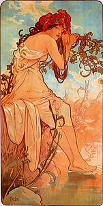 Decorative panel from The Seasons − Summer (1896)