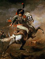 An officer of the Chasseurs à cheval of the Guard by Théodore Géricault, c.1812
