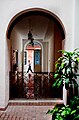 Archway and classic calicanto wall in a traditional house