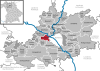 Lage der Gemeinde Bischberg im Landkreis Bamberg