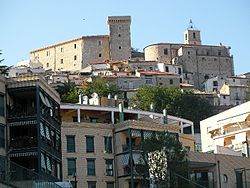 The church and the castle of Casoli