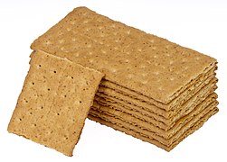 Graham crackers which are lightly sweet rather than savory