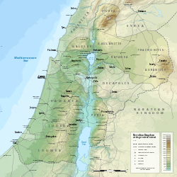 Herodian Kingdom of Judea at its greatest extent