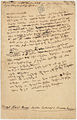 /21 - Fast unleserliche, einzig erhaltene Manuskriptseite des kommunistischen Manifests von Karl Marx und Friedrich Engels.
