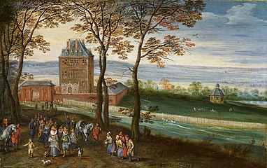The Château of Mariemont by Jan Brueghel the Elder