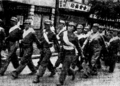 Koreans join the North Korean volunteer army, 1950.png