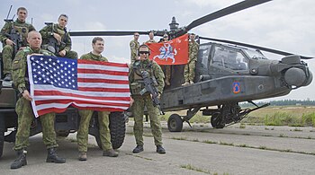 Lithuanian Armed Forces training together with the US Armed Forces