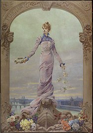 Allegory of the City of Paris, by Louise Abbéma (1901)