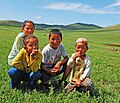 Mongolische Kinder