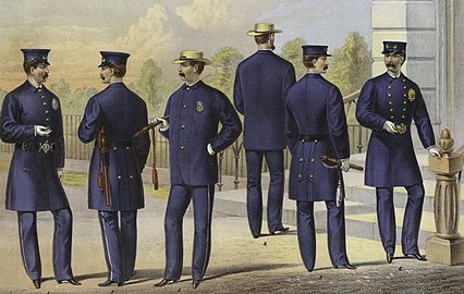 New York City police in 1871