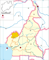 Northwest_Region_location in Cameroon