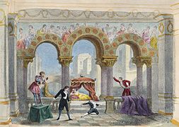 Pierre-Auguste Lamy (?) - Les contes d'Hoffmann by Jacques Offenbach, Giulietta act