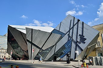 The Royal Ontario Museum in Toronto, Ontario, Canada by Daniel Libeskind (2007)