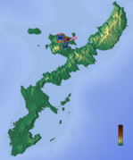 Satsuma fleet anchors near Kouri Island; Satsuma army lands at Unten and moves to secure Nakijin Castle; Ryukyuan army moves to attack Satsuma army (29 April – 1 May 1609)