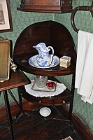 "Dr. Watson's Room", washstand