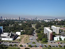 University of São Paulo seen from Torre do Relógio, São Paulo.