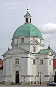 St. Kazimierz Church in Warsaw, built 1688–1692