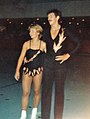 Sylvia Gingras and Guy Aubin (CAN), bronze medalists in pairs artistic roller skating at the 1981 World Games