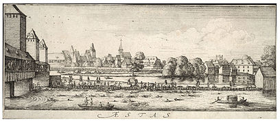 Seen in ca. 1650 by Wenceslaus Hollar