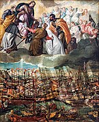 Allegory of the Battle of Lepanto (1571), by Veronese, Galleria dell'Accademia, Venice.
