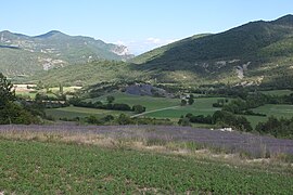 The valley of Étoile-Saint-Cyrice