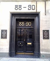 Double doors with 88–90 above them