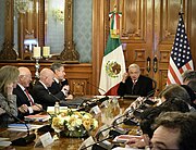 Secretary Blinken with Mexican President Andrés Manuel López Obrador in Mexico City, December 2023
