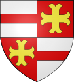 Coat of arms of the lords and counts of Créhange and Pittange.