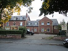Front view of a nursing home in Wetherby, England, U.K.
