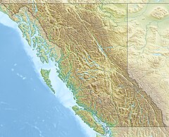 Bourgeaux Creek is located in British Columbia