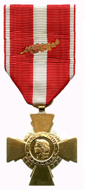 Croix de la Valeur Militaire mit einem Palmenzweig