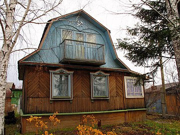 Dacha: cottage-type house in Russia and former union republics of the Soviet Union