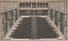 Kammerspiele Innenansicht mit Bestuhlung (1912)
