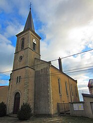 The church in Prévocourt